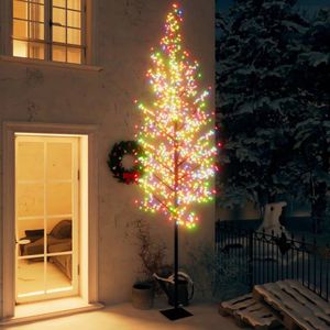 Kerstboom met 1200 LED&#39;s meerkleurig licht kersenbloesem 400 cm
