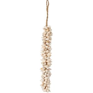 J-Line Hanger Schelpen Dora Lang Touw Beige