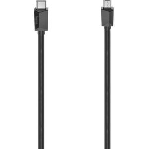 Hama USB-C-kabel USB-C-stekker - Micro-USB-stekker USB 2.0 480 Mbit/s 0,75 M