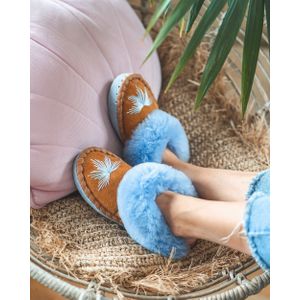 Sen Periwinkle Mule Sheepers