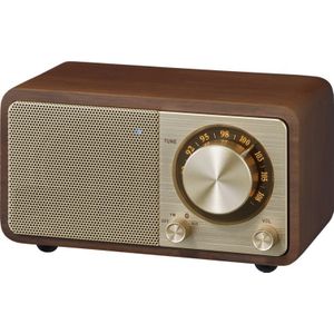 Sangean WR-7 PLUS - FM Radio - Houten Behuizing - Vintage Walnut
