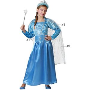 Kostuums voor Kinderen Prinses Blauw Maat 7-9 Jaar