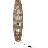 J-Line staanlamp Gewoven - jute - beige - large