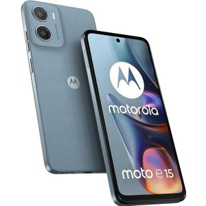Motorola Moto e15 6,67“ Dual SIM Android 14 Edition Go 4G USB Type-C 2 GB 64 GB 5200 mAh Misty Blue
