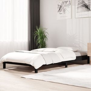 vidaXL-Bed-stapelbaar-90x190-cm-massief-grenenhout-zwart