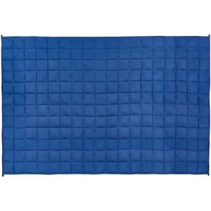 Beliani NEREID - Verzwaringsdeken - Marineblauw - 120 x 180 cm - Polyester