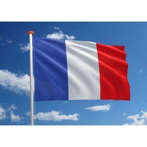Franse vlag - Set van 3 - vlaggen - Frankrijk - 90/150cm