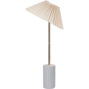 Beliani BALUARTE - Tafellamp - Beige - Linnen