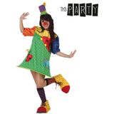 Kostuums voor Volwassenen Clown Multicolour XS/S Maat XS/S