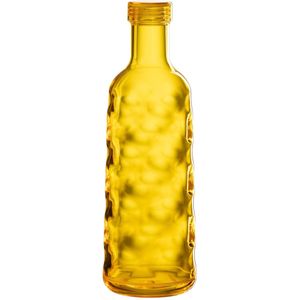 J-line fles Gehamerd In Giftbox - kunststof - geel