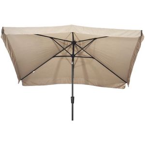 Lesli Living Libra parasol met volant ecru 3x2 m