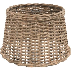 vidaXL - Lampenkap - Ø45x28 - cm - wicker - bruin