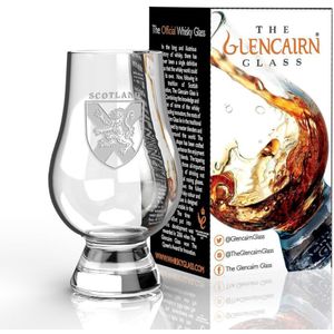 Whiskyglas Gegraveerd met Schild van Schotland - Glencairn Crystal Scotland