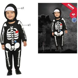 Kostuums voor Baby's Zwart Skelet (2 Onderdelen) Maat 12-24 Maanden