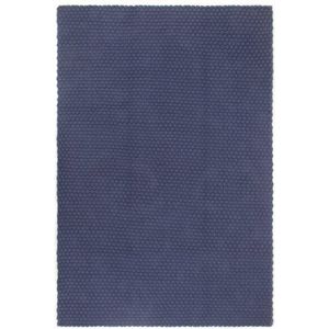 vidaXL-Vloerkleed-rechthoekig-200x300-cm-katoen-marineblauw