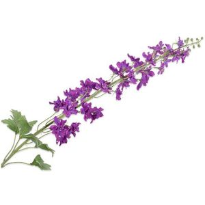 Silk-ka Kunstbloem Delphinium Tak Paars-Lila 127 cm