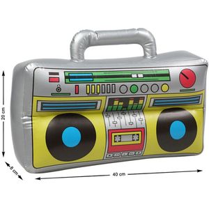 Radio met cassettespeler Vrachtwagen Opblaasbaar 40 x 20 x 8 cm