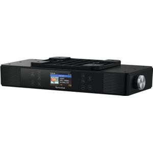 TechniSat - KitchenRadio IR - Onderbouw Stereo Keukenradio - Zwart - FM en Internetradio met Bluetooth