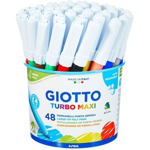 Set Viltstiften Giotto Maxi 48 Stuks Multicolour