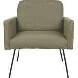 Beliani NARKEN - Fauteuil - Olijfgroen - Polyester