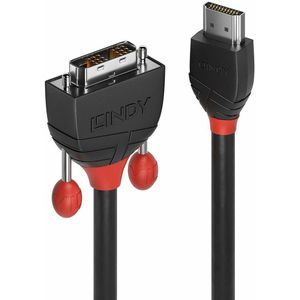 Kabel HDMI naar DVI LINDY 36272 2 m Zwart