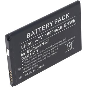 AccuCell-batterij geschikt voor Blackberry Curve 9320-batterij, J-S1-batterij