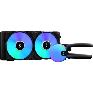 Fractal Design Lumen S24 v2 RGB - Alles-in-één vloeistofkoeler - 2 ventilatoren - Zwart