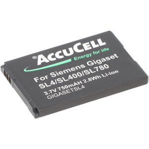 AccuCell-batterij geschikt voor Siemens SL4, SL400, SL78, SL780, SL785, SL788