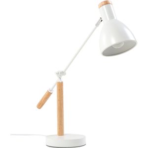 PECKOS - Bureaulamp - Wit - Metaal