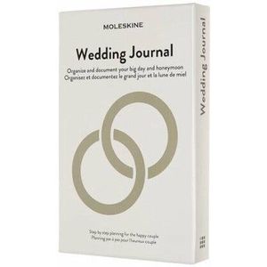 Moleskine Passion Journal - Wedding - Wit / 13 x 21 cm / Papier, 70 gsm, zuurvrij, ivoorkleurig