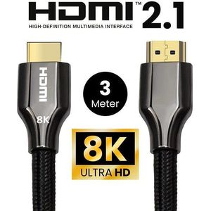 HDMI 2.1 Ultra High Speed Kabel 3 meter – Nylon