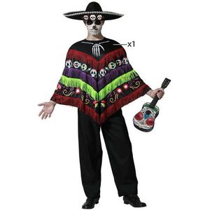 Kostuum Kostuums voor Volwassenen Mexico Zwart Één maat