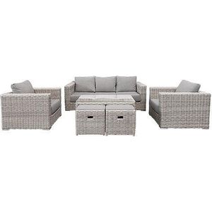 Your Own Living Houston Sofa Loungeset - Off Wit