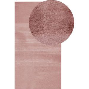 MIRPUR - Shaggy vloerkleed - Roze - 80 x 150 cm - Polyester