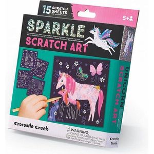 Crocodile Creek Sparkle Kraskaarten Eenhoorn - 15 kaarten