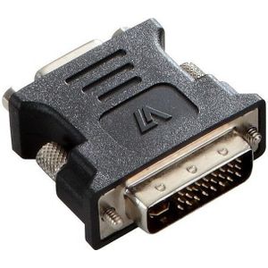 Adapter DVI-I naar VGA V7 V7E2DVIIMVGAF-ADPTR Zwart