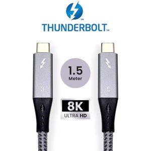 Thunderbolt 3 Kabel 1.5 Meter - USB-C naar USB-C