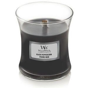 WoodWick Geurkaars Mini Black Peppercorn - 8 cm / ø 7 cm