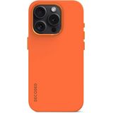 Decoded Silicone Backcover Apple iPhone 15 Pro Apricot Crush
