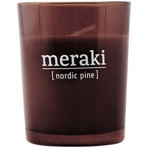 Meraki - Geurkaars Nordic Pine rood