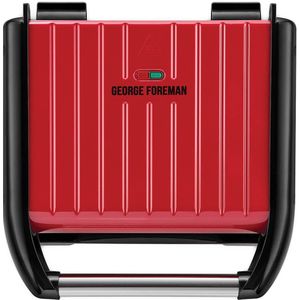 George Foreman 25040-56 Steel Grill Family - Rood - Contactgrill