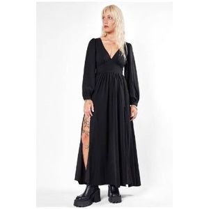 Mary Wyatt - Morgana Maxi-jurk - Zwart - 100% Polyester