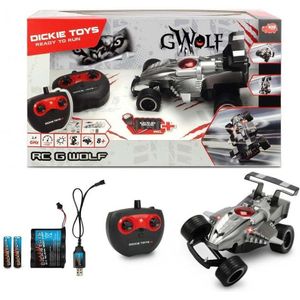 Dickie Toys RC G-Wolf Raceauto + Licht Zilver/Zwart