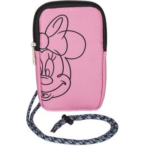 Telefoonhoes Minnie Mouse Roze (10,5 x 18 x 1 cm)