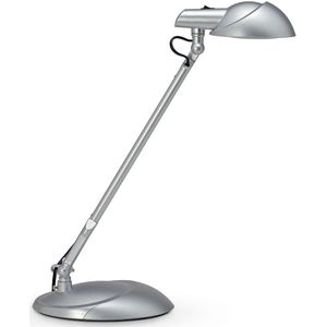 MAUL bureaulamp LED Storm op voet, zilver