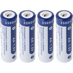 4x AA 1,5V 3300mWh standaard 2000mAh lithium-ionbatterij, alleen oplaadbaar 1,5V met speciale oplade