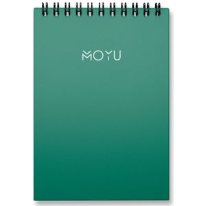 MOYU Uitwisbaar Notitieboek A6 Hardcover - Go Green