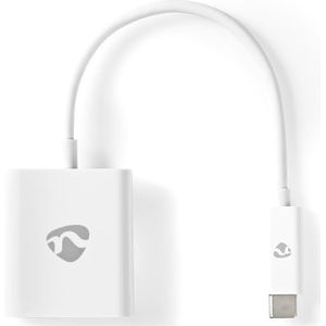 USB-C-Adapterkabel | USB-C Male - VGA Female | 0,2 m | Wit Nedis