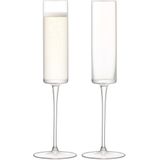 L.S.A. - Otis Champagneglas 150 ml Set van 2 Stuks - Glas - Transparant