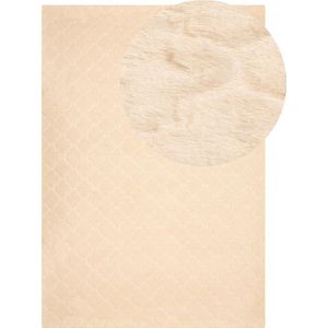 GHARO - Shaggy vloerkleed - Beige - 160 x 230 cm - Polyester